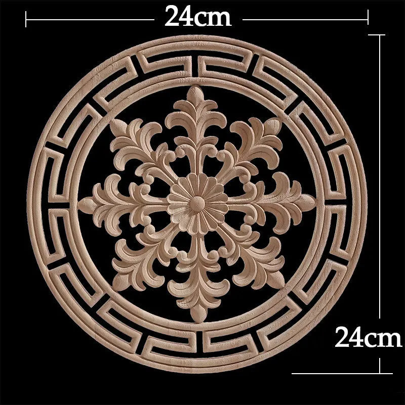 Decorative Carved Wood Appliqué
