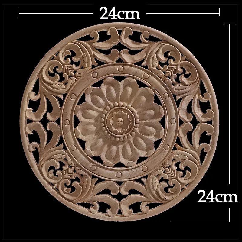 Decorative Carved Wood Appliqué