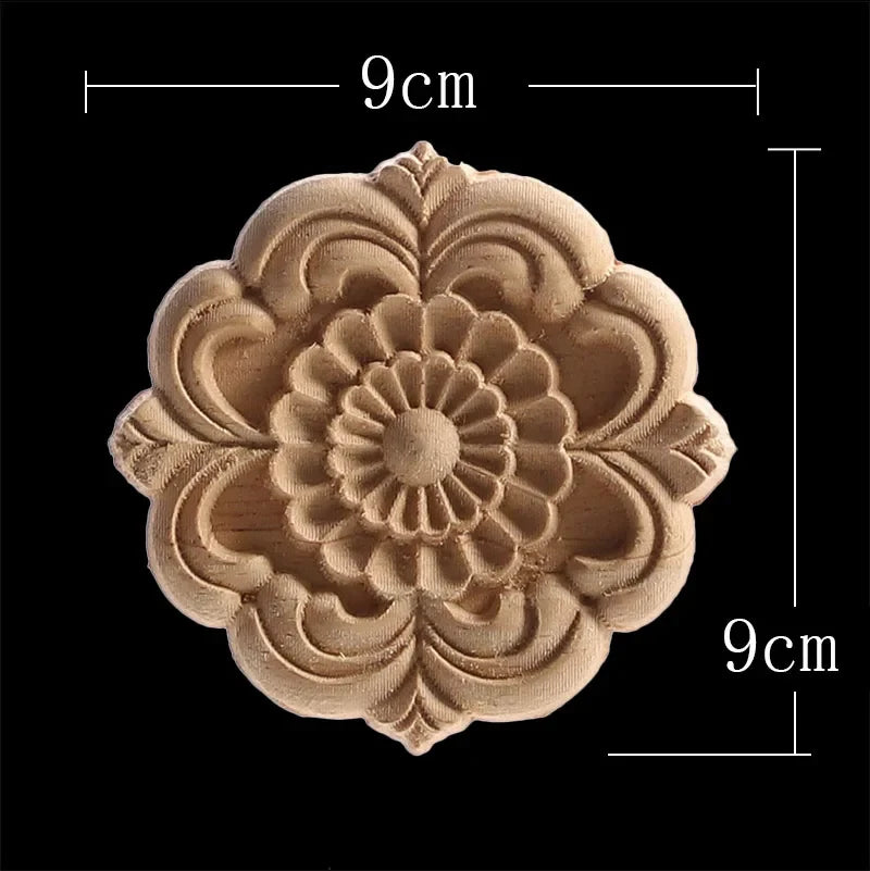 Decorative Carved Wood Appliqué