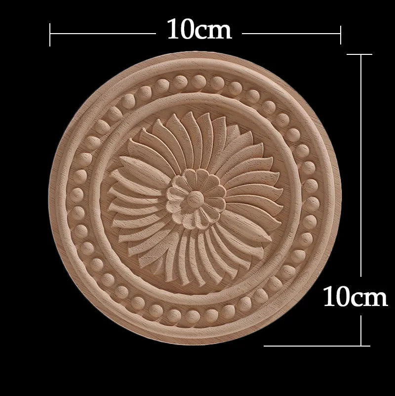 Decorative Carved Wood Appliqué