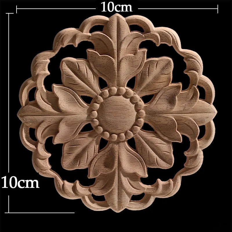 Decorative Carved Wood Appliqué