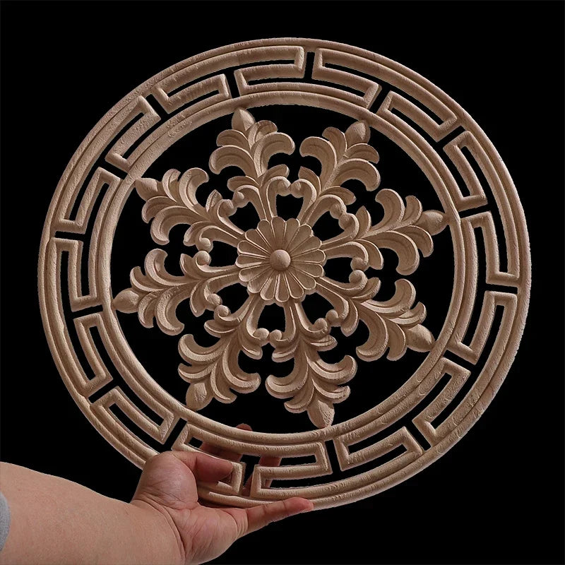 Decorative Carved Wood Appliqué