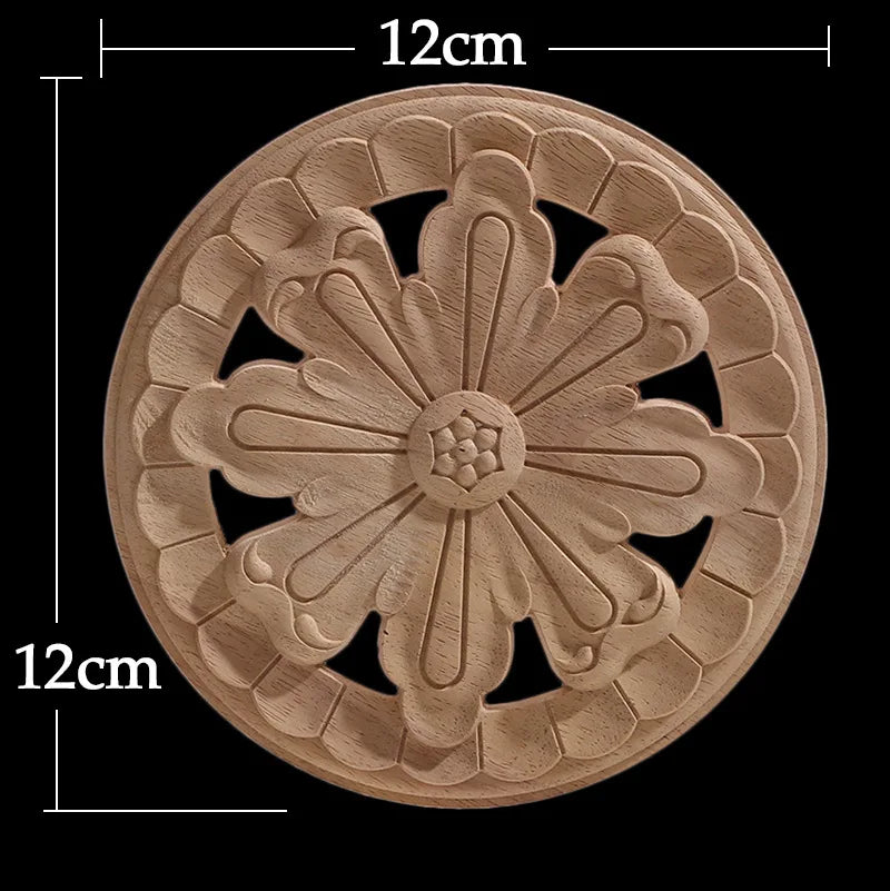 Decorative Carved Wood Appliqué