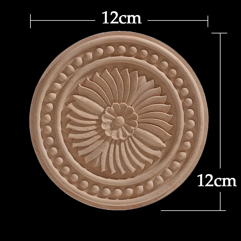 Decorative Carved Wood Appliqué