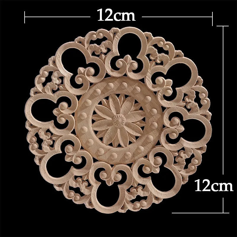 Decorative Carved Wood Appliqué