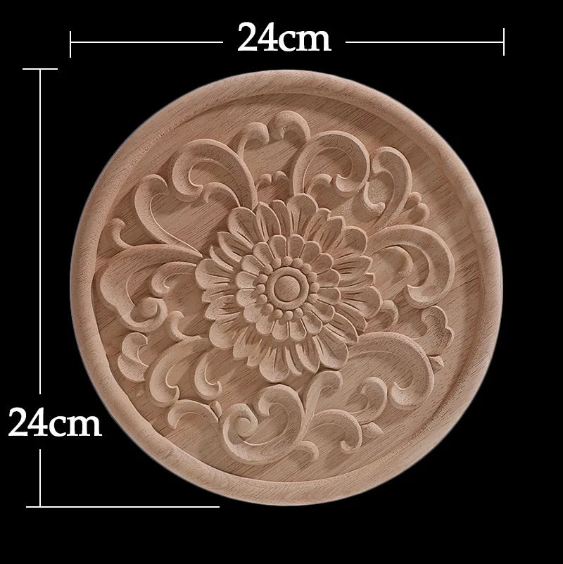 Decorative Carved Wood Appliqué