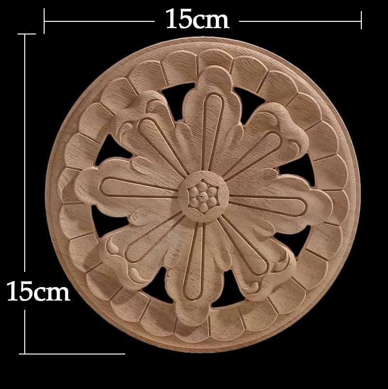 Decorative Carved Wood Appliqué