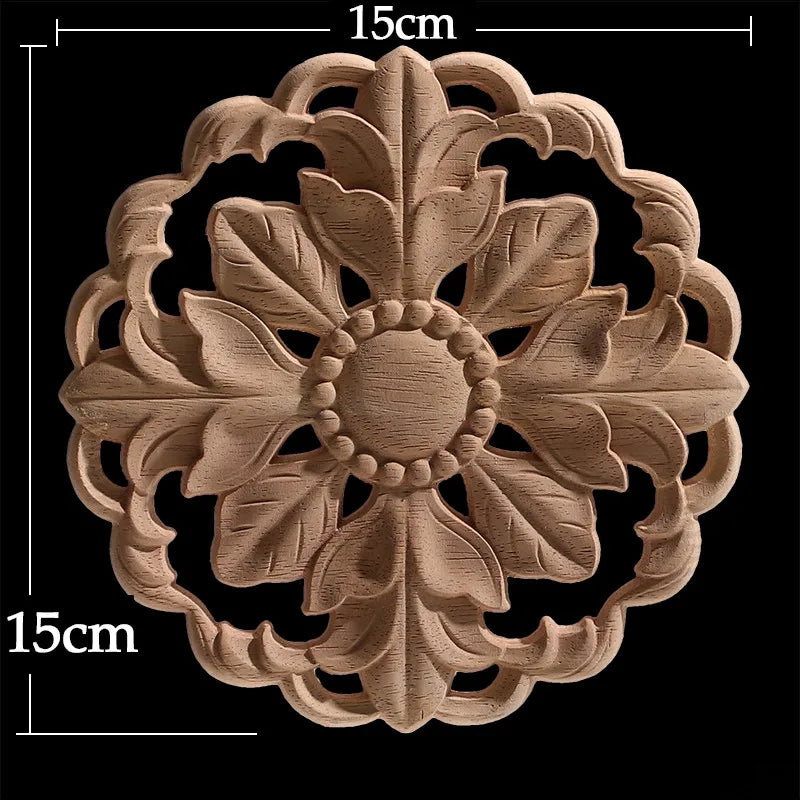 Decorative Carved Wood Appliqué