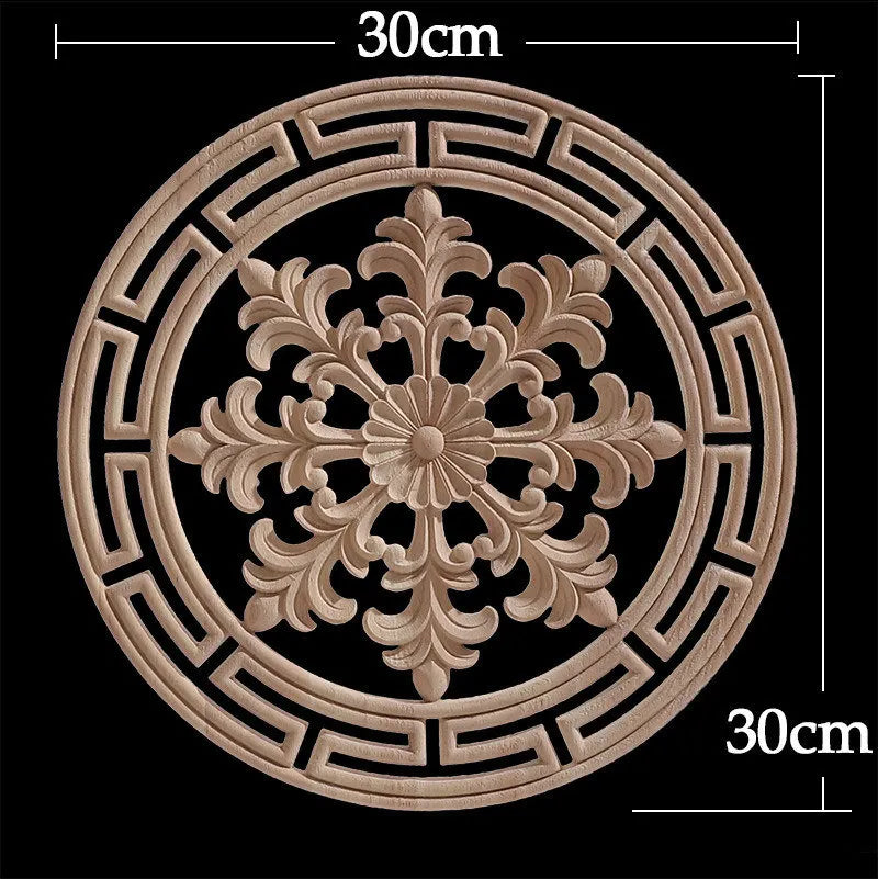 Decorative Carved Wood Appliqué