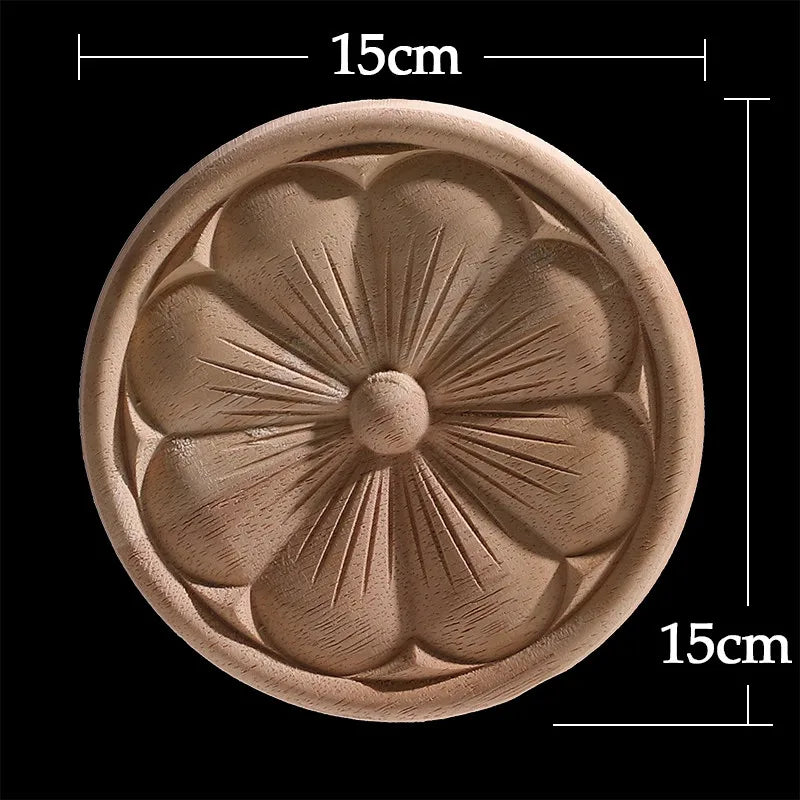 Decorative Carved Wood Appliqué
