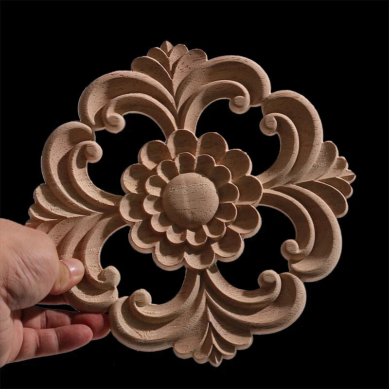 Decorative Carved Wood Appliqué