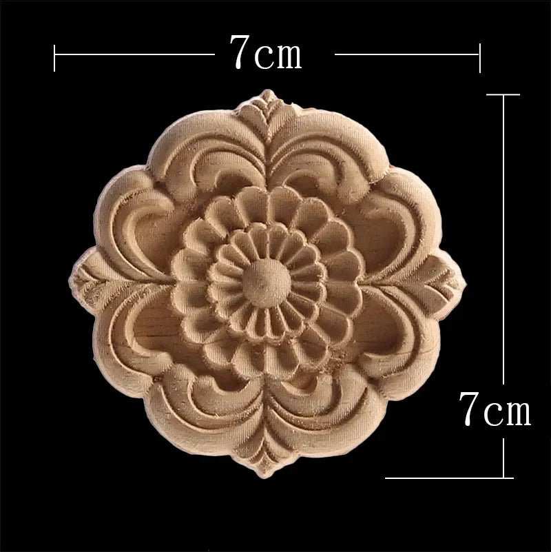 Decorative Carved Wood Appliqué