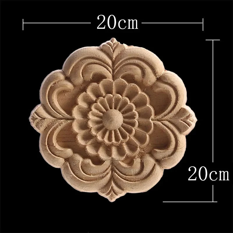 Decorative Carved Wood Appliqué