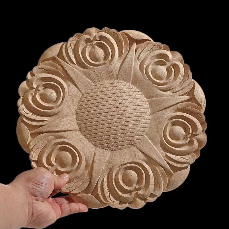 Decorative Carved Wood Appliqué