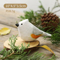 Hand-Carved Wooden Bird Figurine