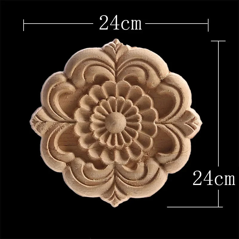 Decorative Carved Wood Appliqué