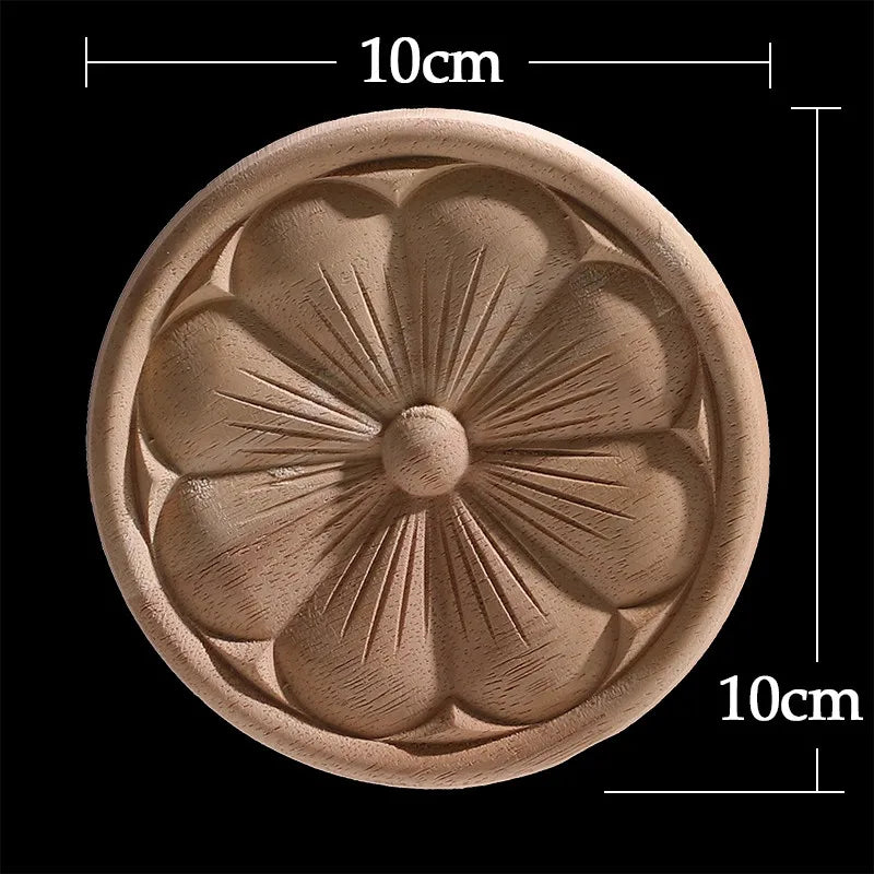 Decorative Carved Wood Appliqué