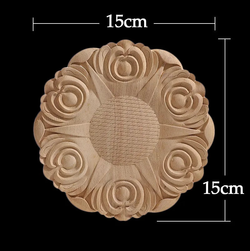 Decorative Carved Wood Appliqué