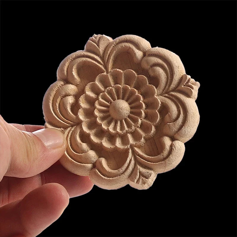 Decorative Carved Wood Appliqué