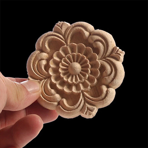 Decorative Carved Wood Appliqué