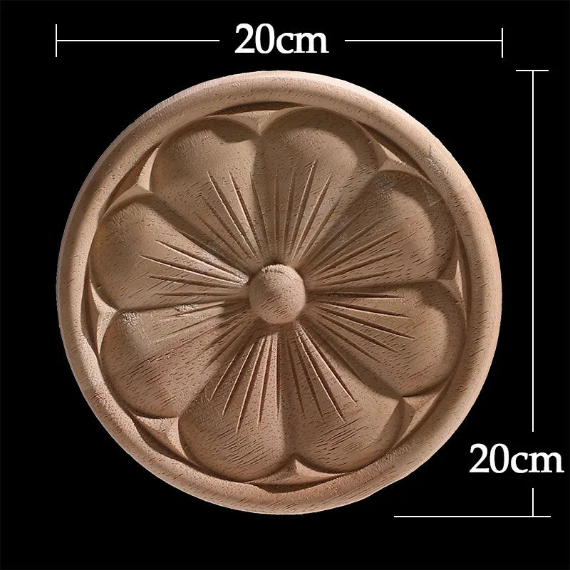 Decorative Carved Wood Appliqué