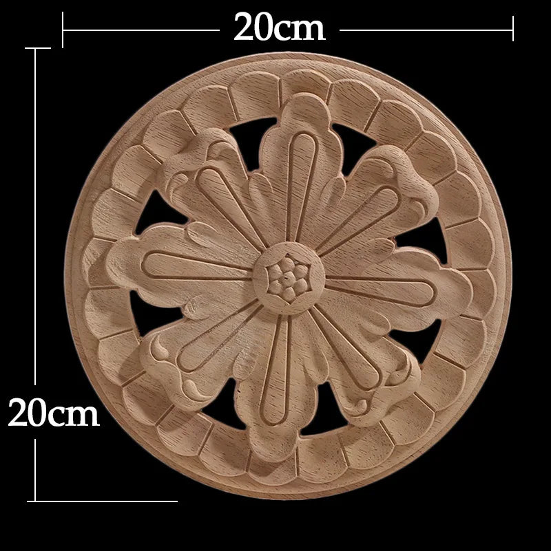 Decorative Carved Wood Appliqué