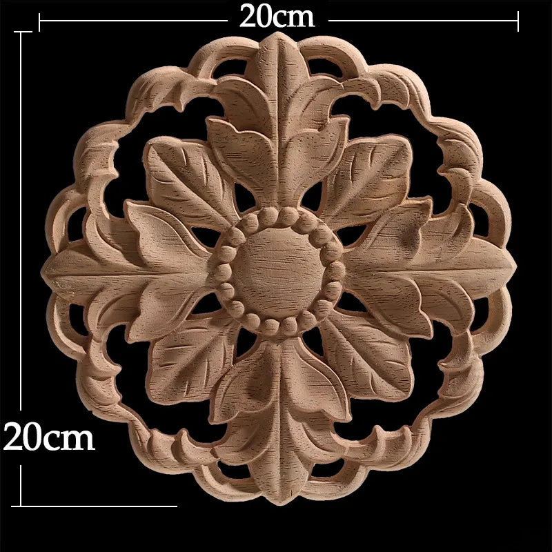 Decorative Carved Wood Appliqué
