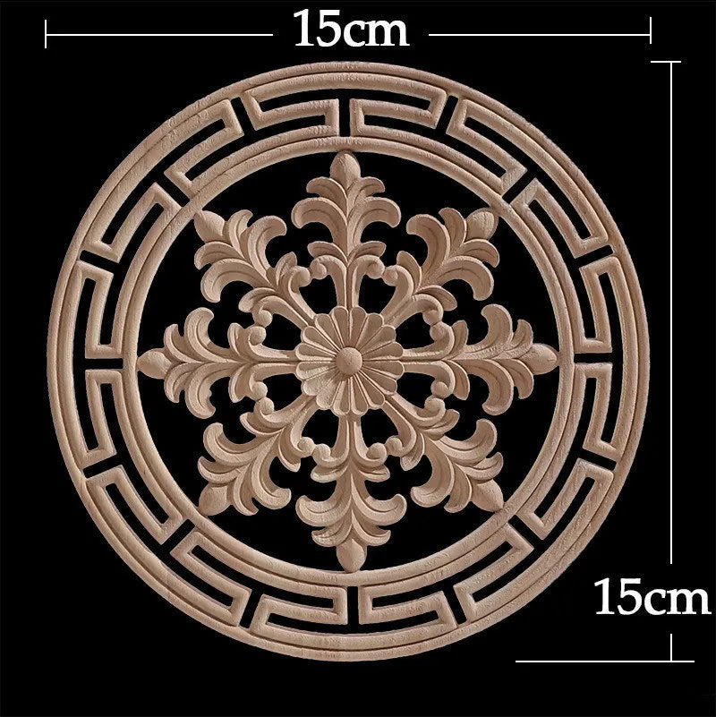 Decorative Carved Wood Appliqué