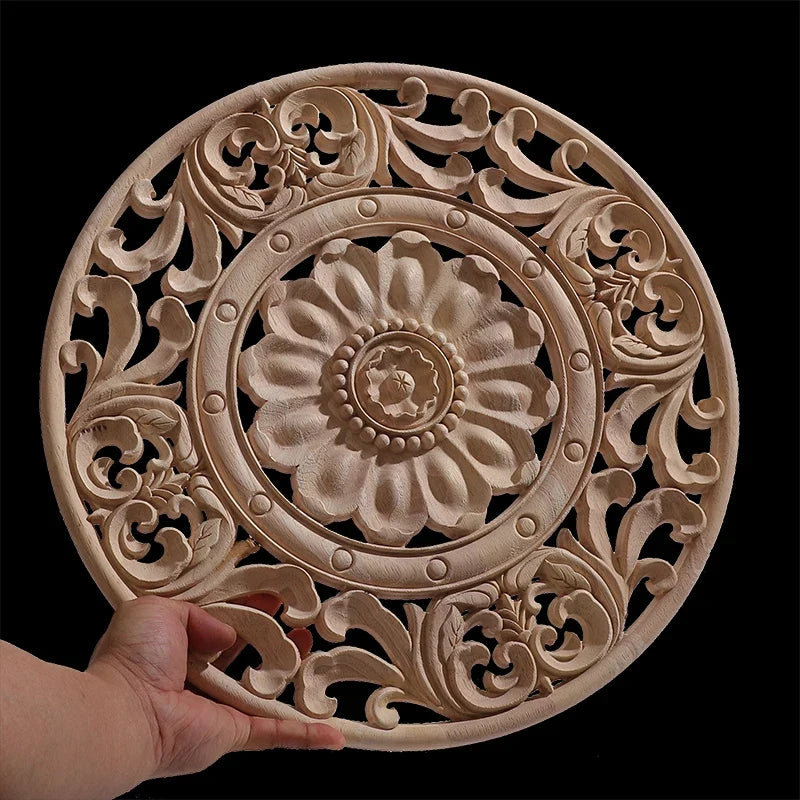 Decorative Carved Wood Appliqué