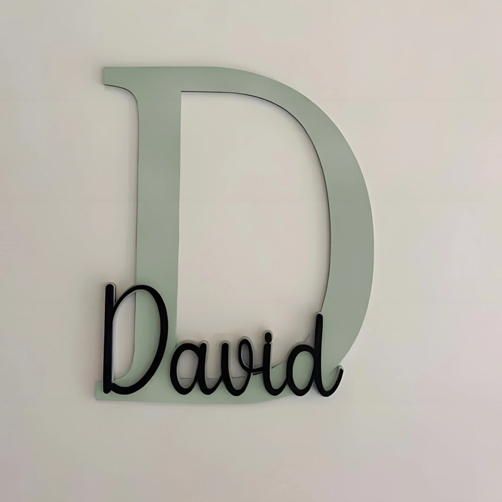 Personalized Wooden Name Plate