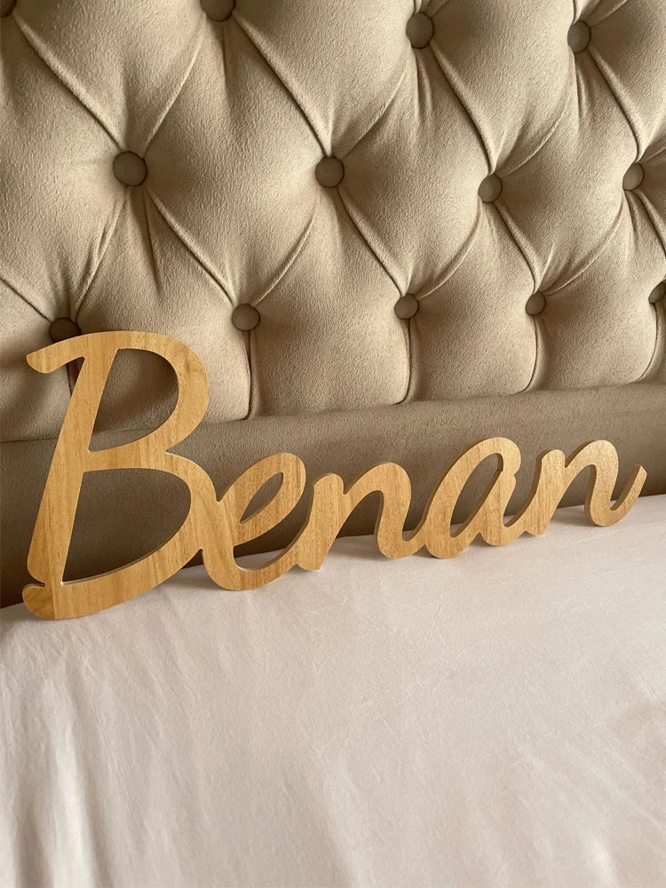 Personalized Wooden Nursery Name Sign