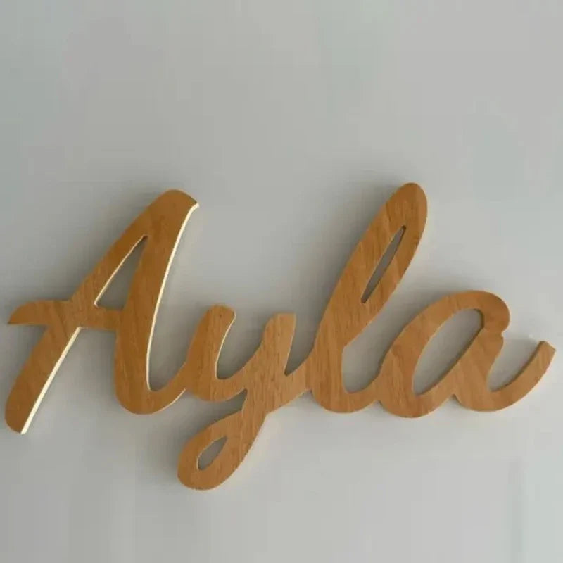 Personalized Wooden Nursery Name Sign
