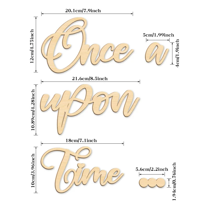 Once Upon a Time Wooden Wall Sign