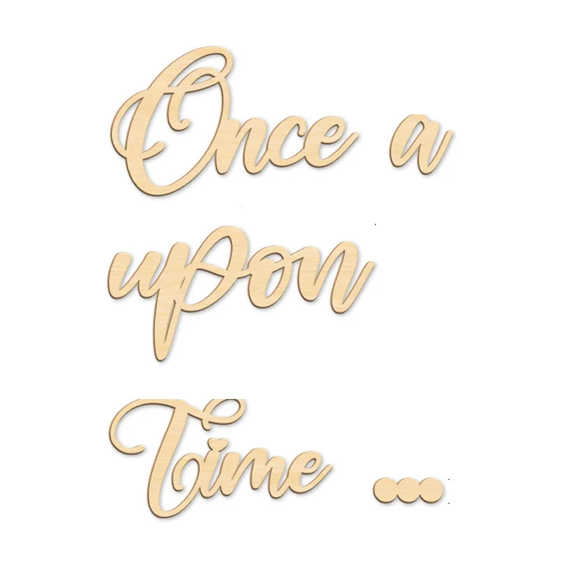 Once Upon a Time Wooden Wall Sign