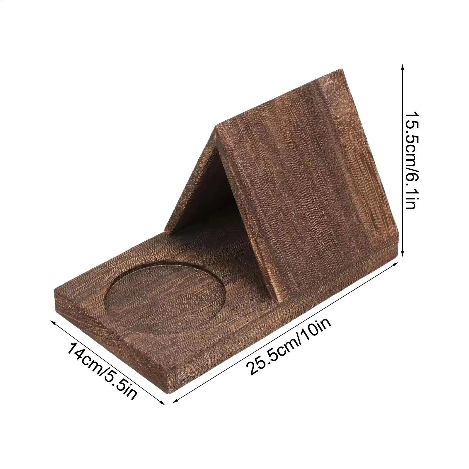 Compact Book Stand with Cup Holder