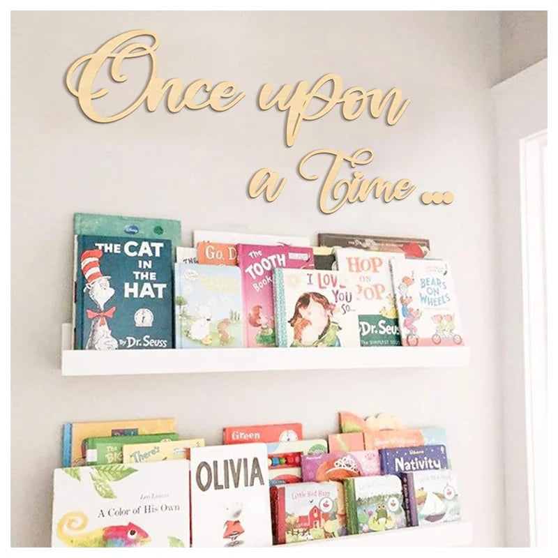 Once Upon a Time Wooden Wall Sign