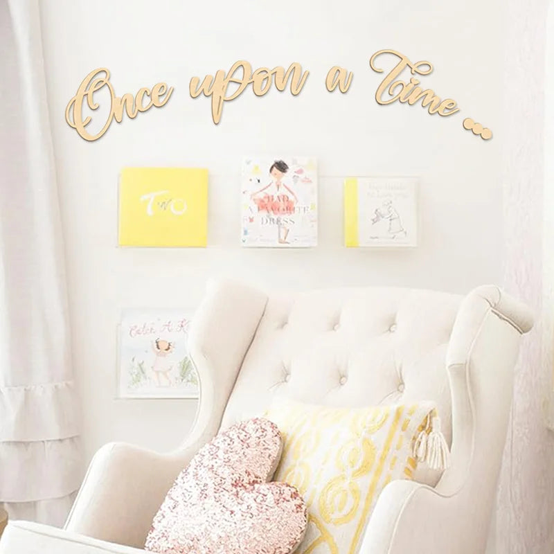 Once Upon a Time Wooden Wall Sign