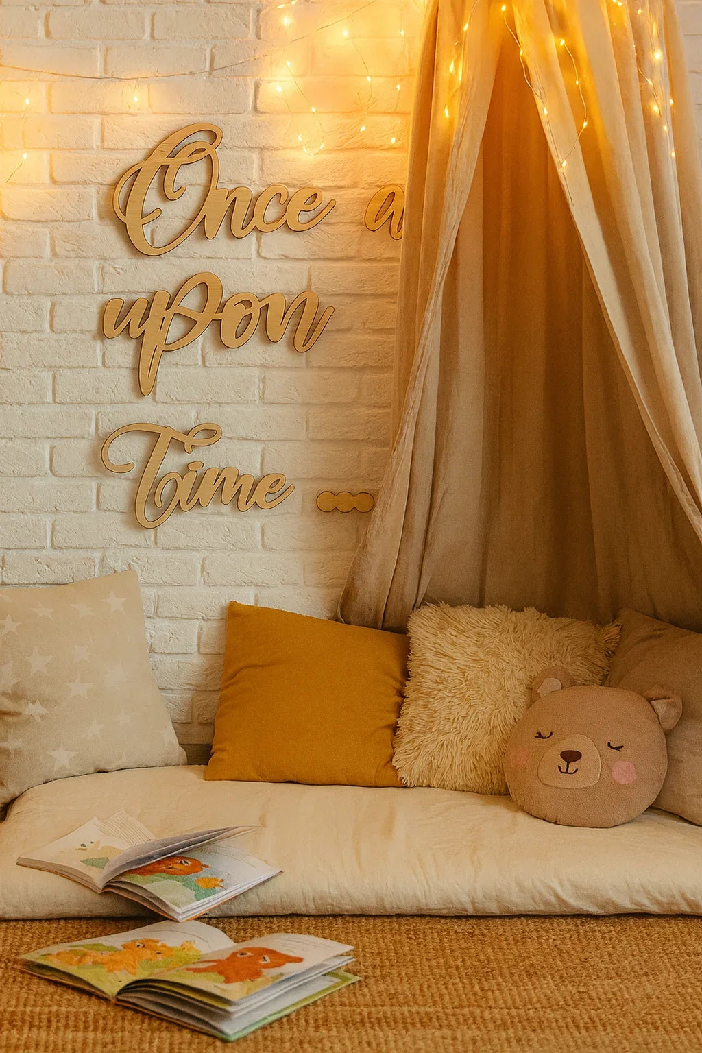 Once Upon a Time Wooden Wall Sign