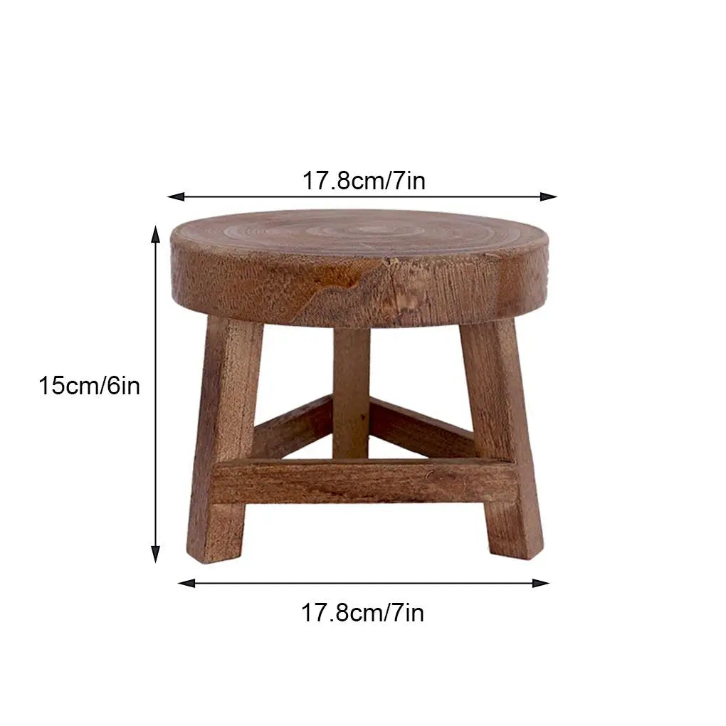 Solid Wood Mini Plant Stand