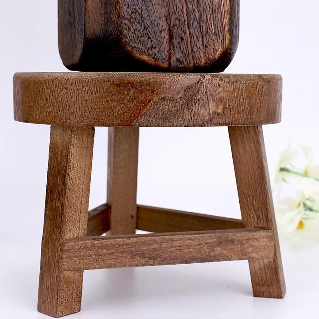 Solid Wood Mini Plant Stand