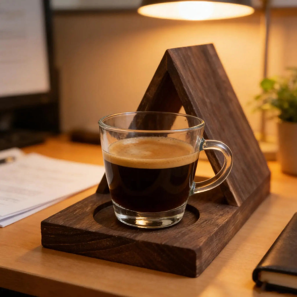 Compact Book Stand with Cup Holder